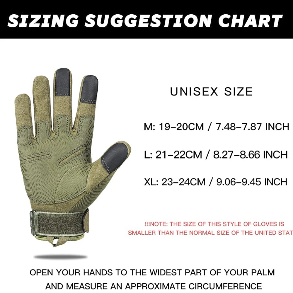 Customized Training Paintball Gloves Comfortable Full Finger Hunting Shooting Training Gloves Wholesale