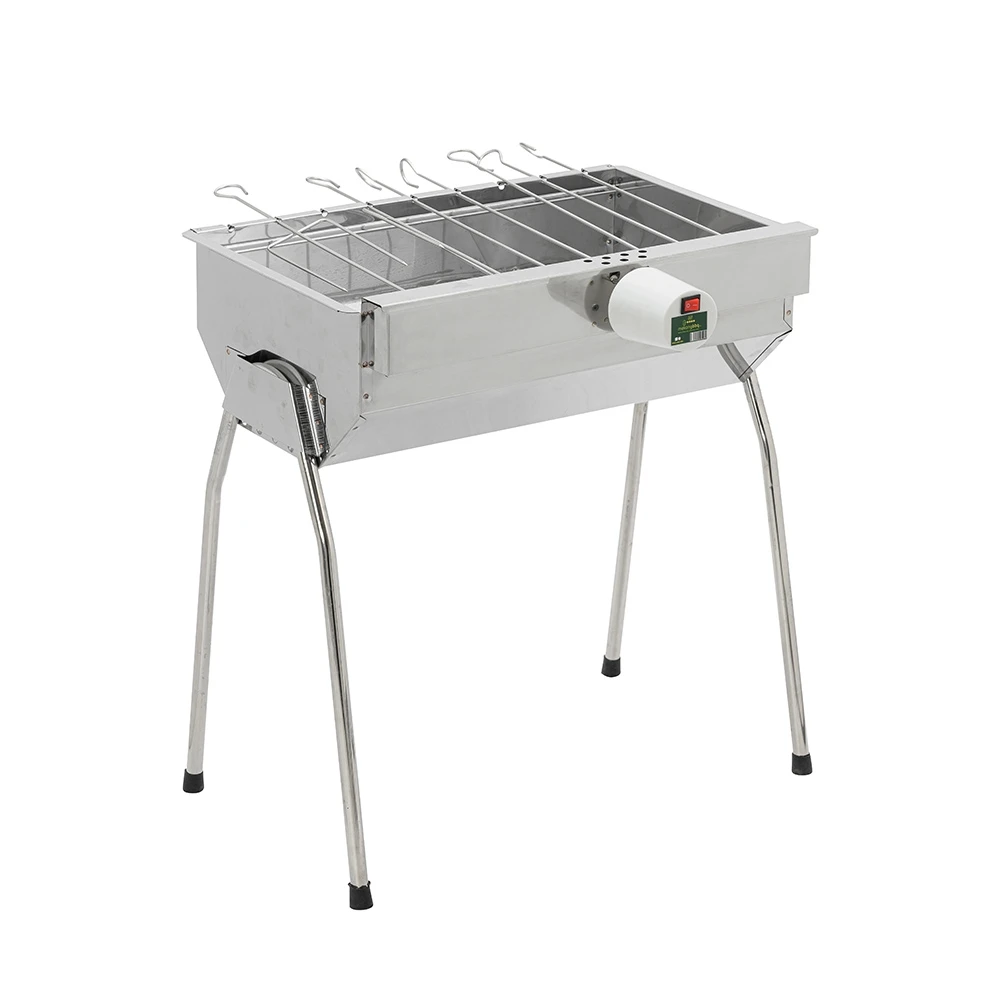 Viet Nam Factory Price Stainless Steel Charcoal Grill Outdoor Grill Charcoal BBQ Grill Light Grey Colour