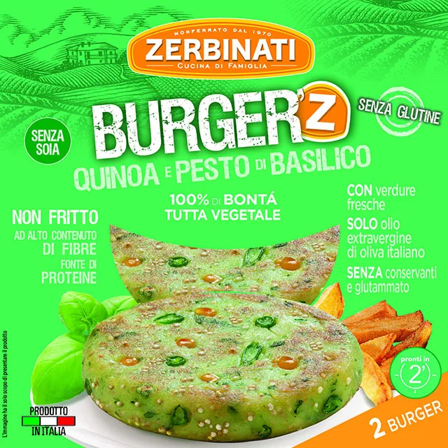 
Made in Italy Burger Z Quinoa and Basil Pesto 