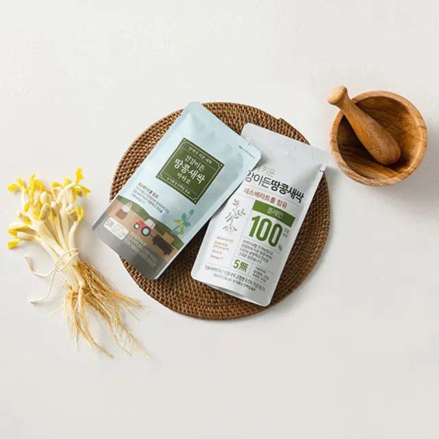 Vegan Protein Ready to Ship Korea Organic BIO Unsweetened Peanut Root Milk Premium Recipe include Resveratrol