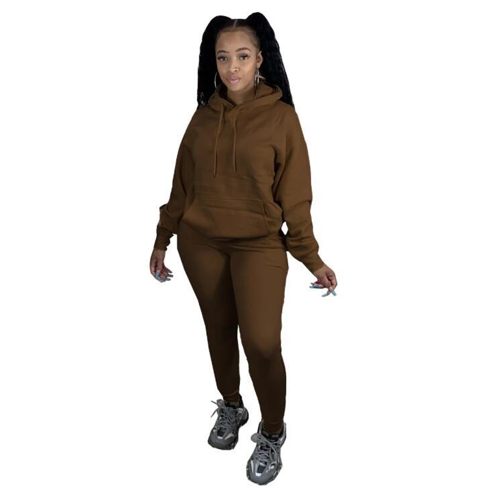 Осень-зима 2021 спортивная одежда высокого качества в стиле джоггера спортивный костюм пуловер толстовка женские свитшоты комплекты простые спортивные костюмы