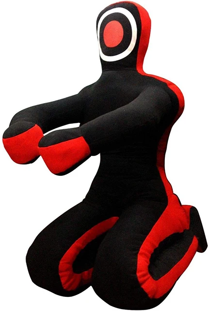 
Brazilian Grappling Kneeling Dummy MMA Wrestling Judo Art Leather- Black/Red 70 