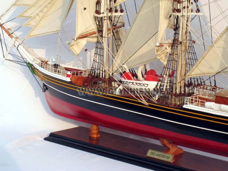 Стад Амстердам деревянный высокий корабль модель-ручная работа из Вьетнама
