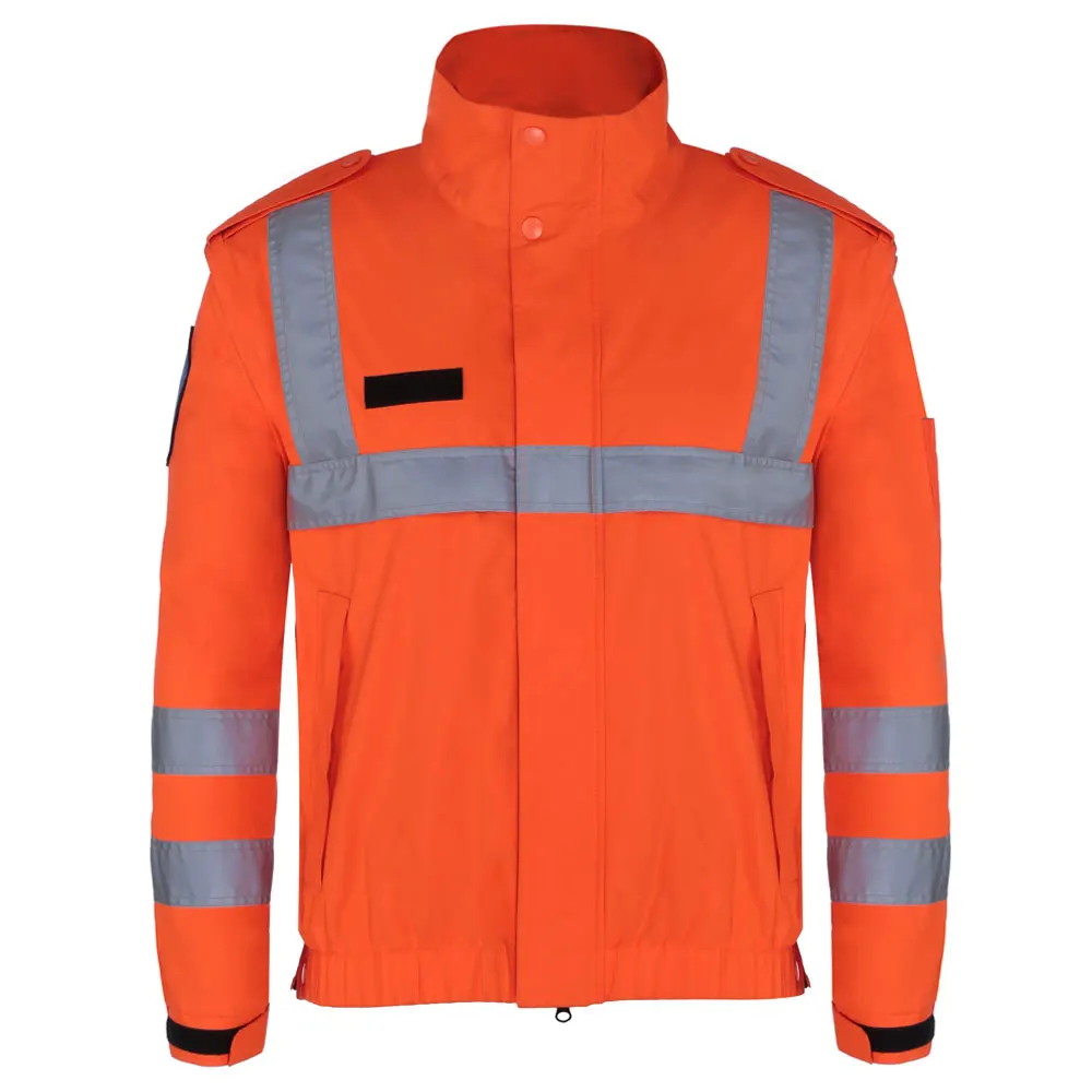 
 Safety Jacket Construction Reflective Clothes Environmental Safety Reflective High Visibility Work wear Jacket  