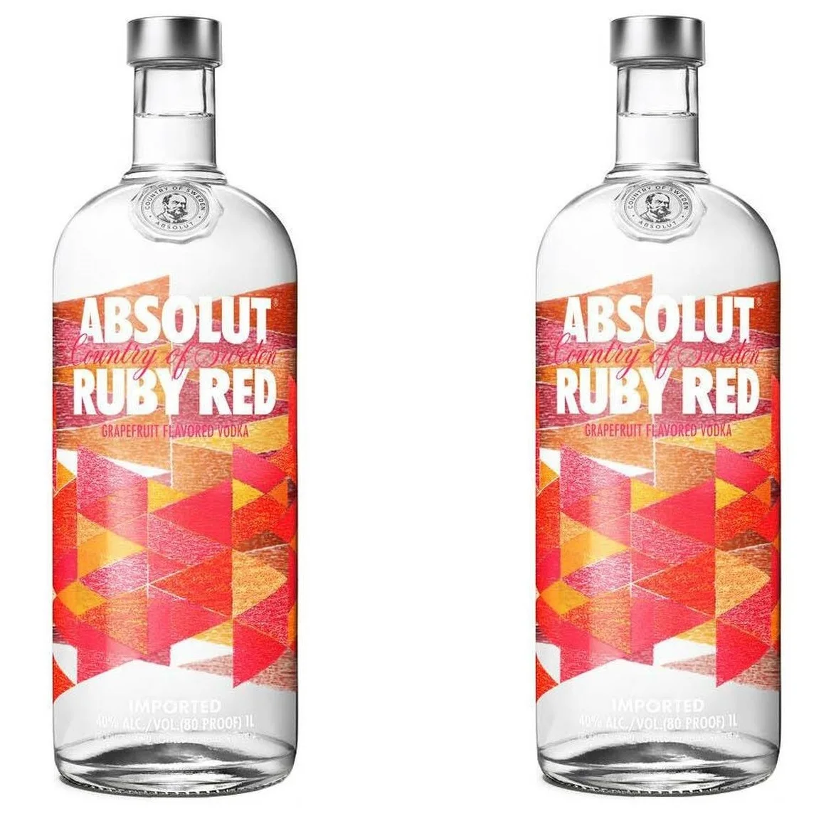 40% Alcohol Botella 1000ml Vodka Flavored with Notes Grapefruit Orange Wheat and Dry Citrusy Aroma