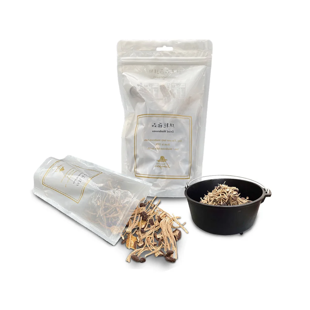 Cooking used nutritious brown swordbelt dry mushroom