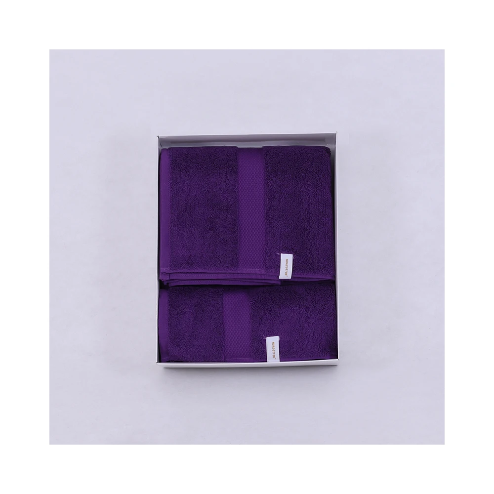 
Affordable Wholesale Product - Towel Nua Purple %100 Cotton - 2 Pieces 50x90-70x130cm 