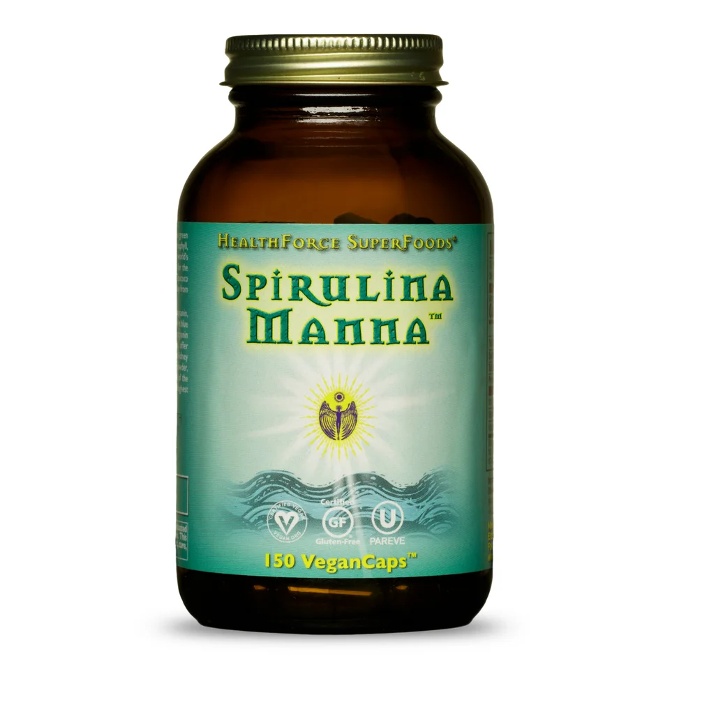 
 Спирулина Манна, 150 штук, VeganCaps, здоровая добавка  