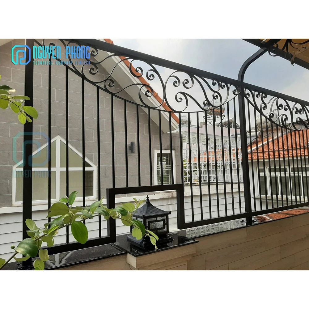 Wholesale Supplier In Bulk American Wrought Iron Metal Yard Fence Gates