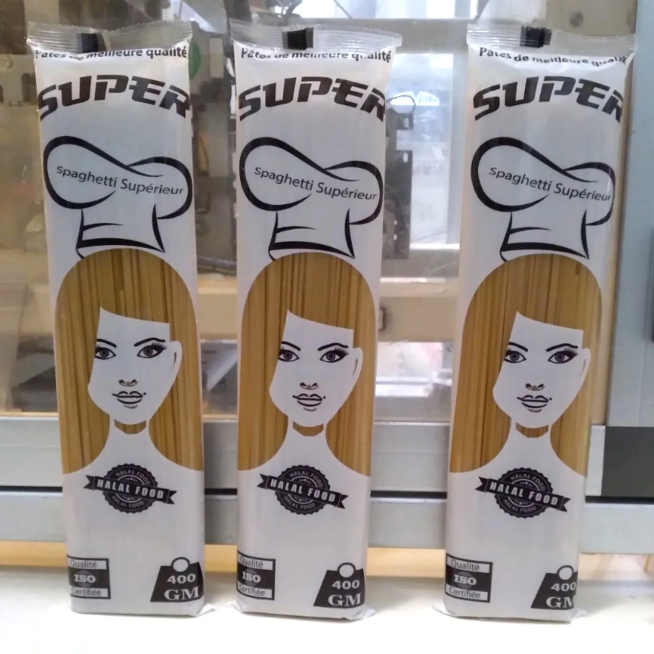 Halal Certified Spaghetti Pasta 18 Months Shelf Life Wheat-based Packaged in Bag or Box Cooked Style