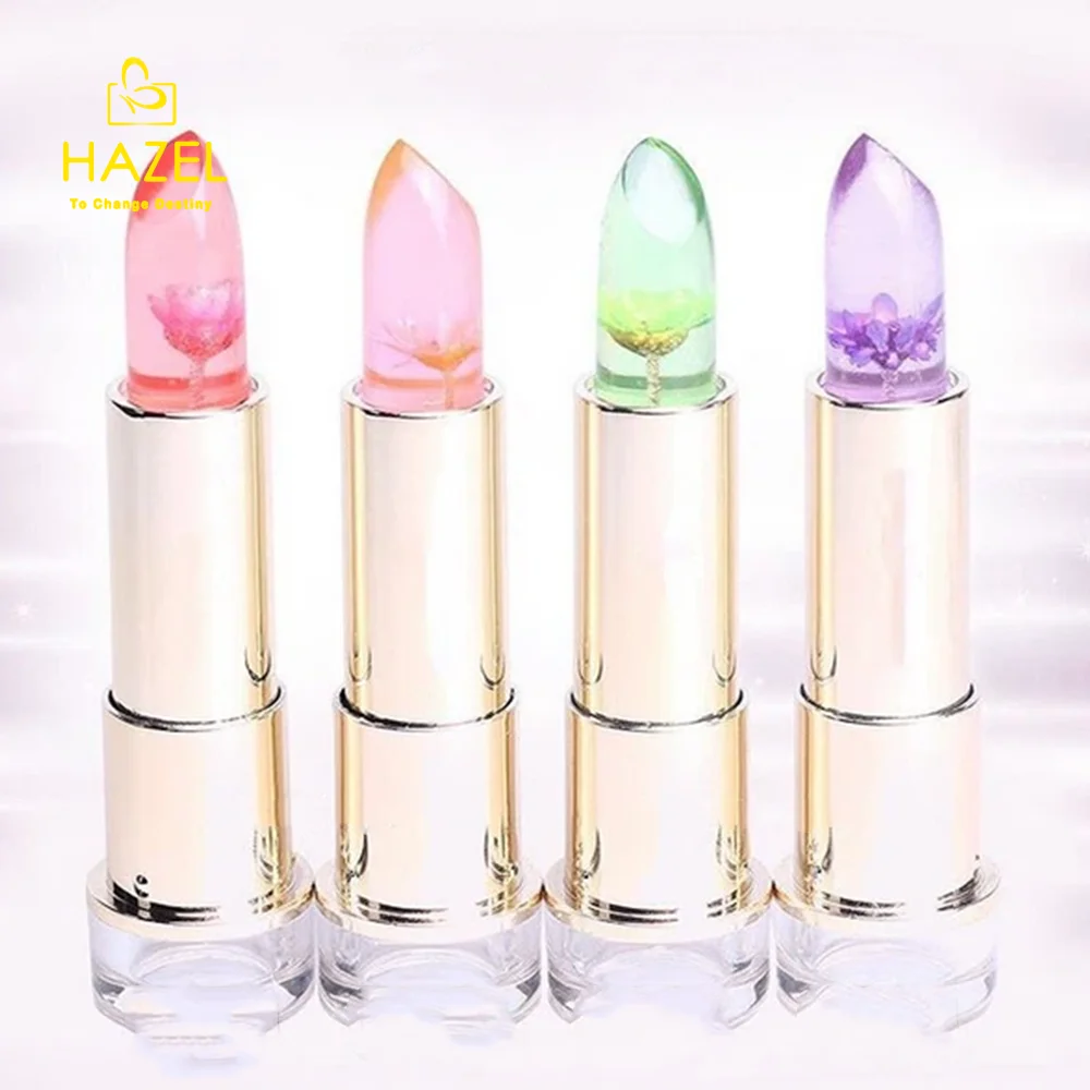 Sunscreen Herbal Ingredients Jelly Lipstick Crystal Flower Lipstick Processing of Crystal Export from Vietnam Stick Make-up