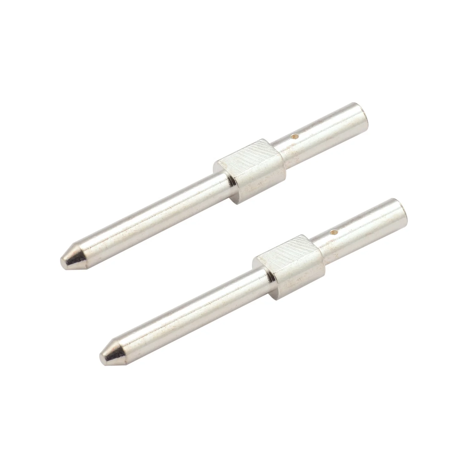 factory price CNC turning parts EV charger plug copper Pin silver plating male female