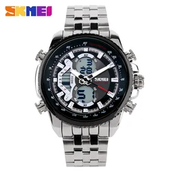 Skmei #0993 french luxury brands stainless steel chain digital wrist watch