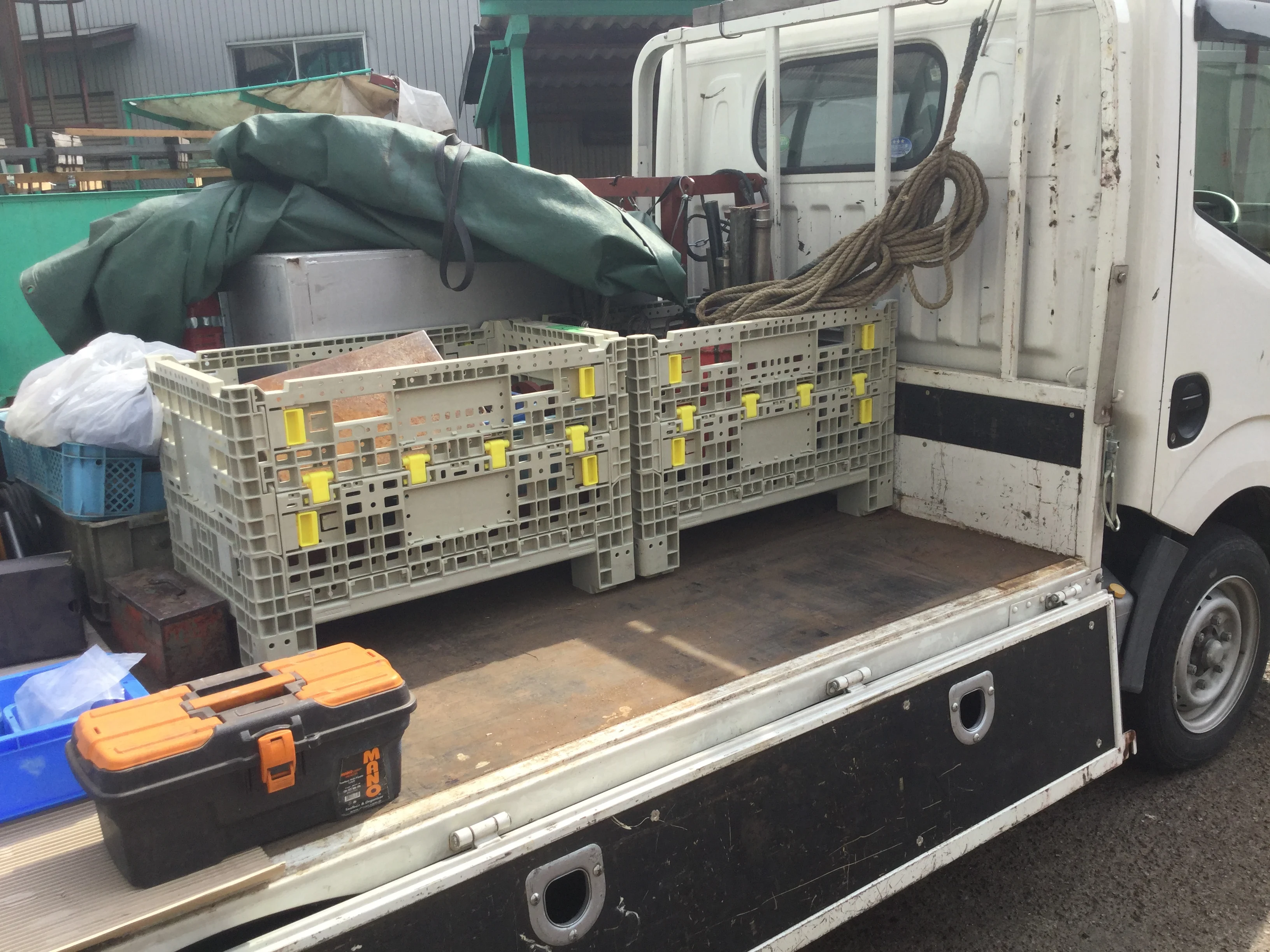 SANKO  Plastic Cargo basket Japan high quality for Transport and Storage fish vegetable