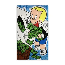 Alec Монополия масляная живопись на холсте Ручная роспись поп-арт картины деньги художественные картины граффити искусство настенный декор дизайн