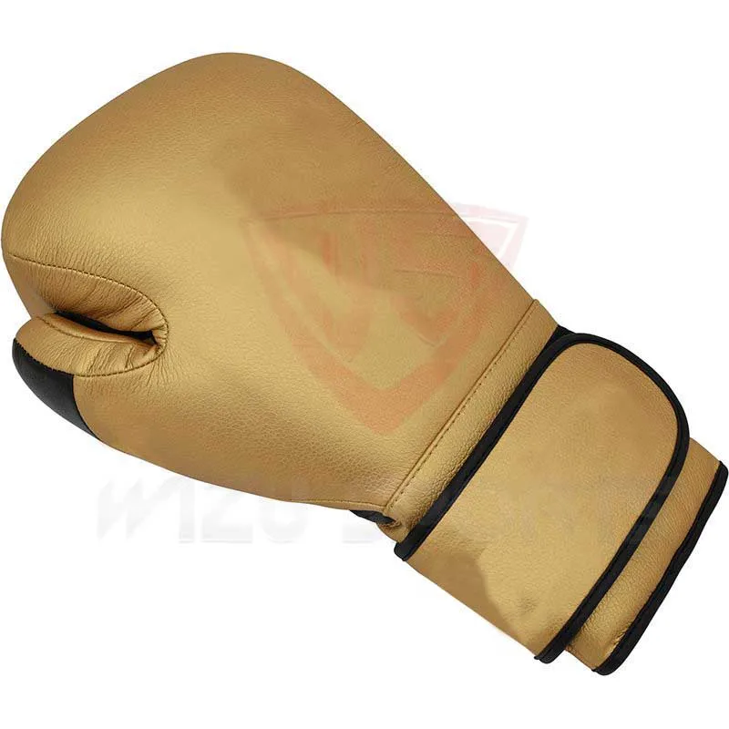 Кожаные Боксерские Перчатки золотистого цвета для женщин мужчин и детей