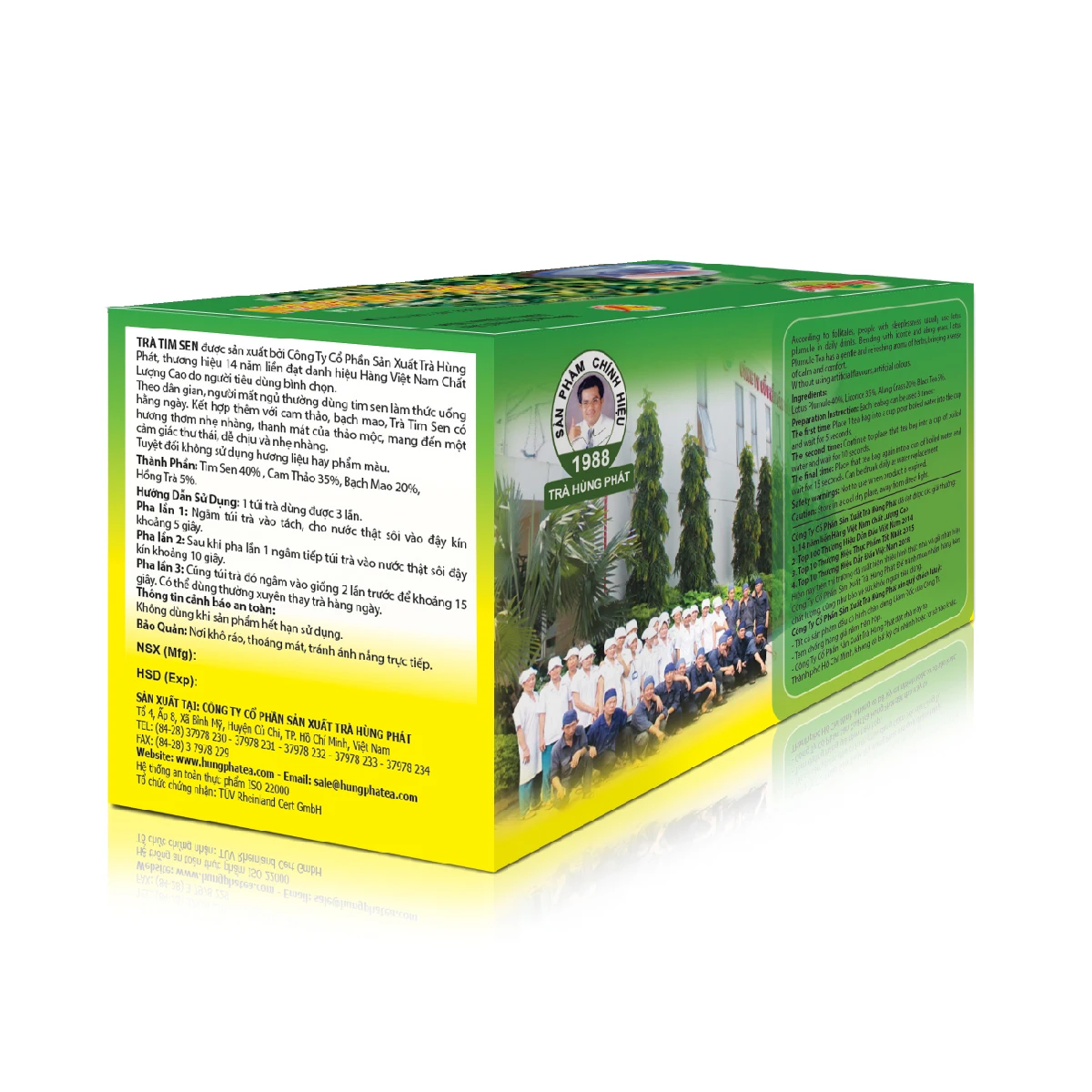 
Lotus Organic Tea Health help Detox body and Herbal Tea Bagged Tea Blended Fresh 