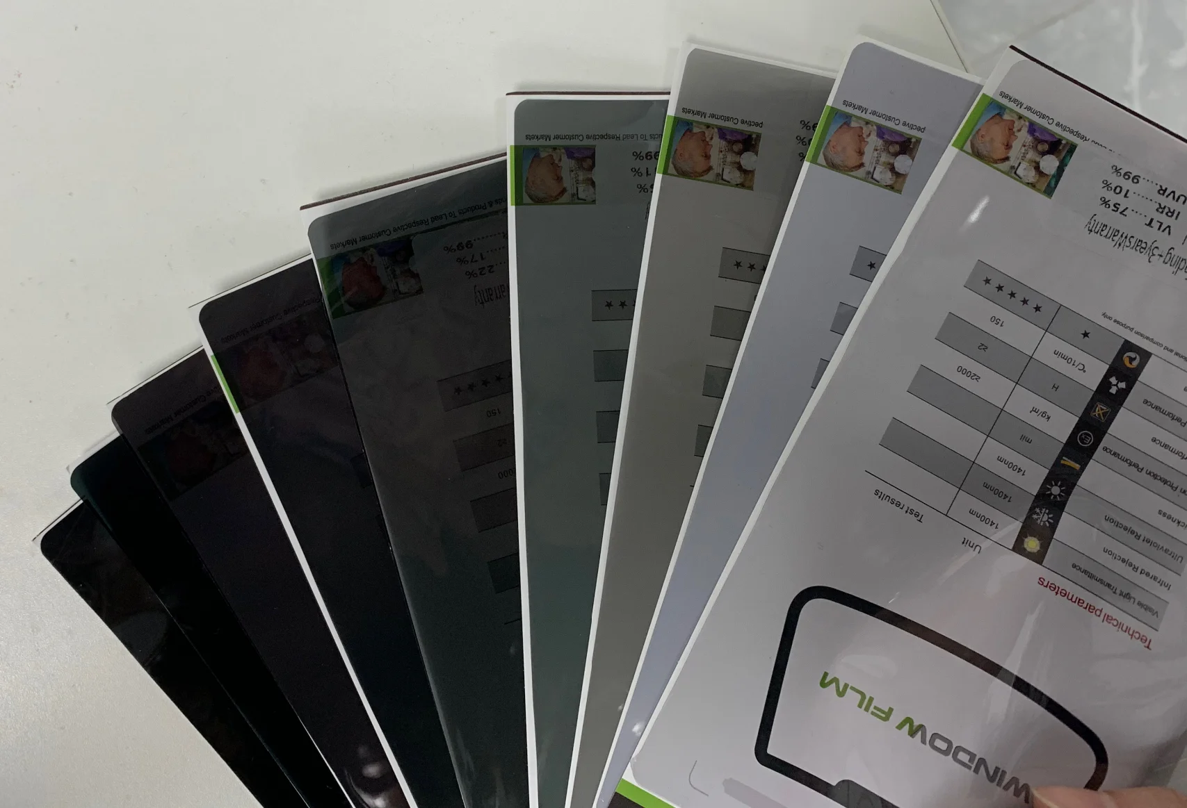  Zsmell низкая цена автомобильная оконная пленка 05-80% VLT углеродная окрашенная хорошая усадка УФ-стойкая Солнечная Оконная Пленка тонированная для автомобильного стекла