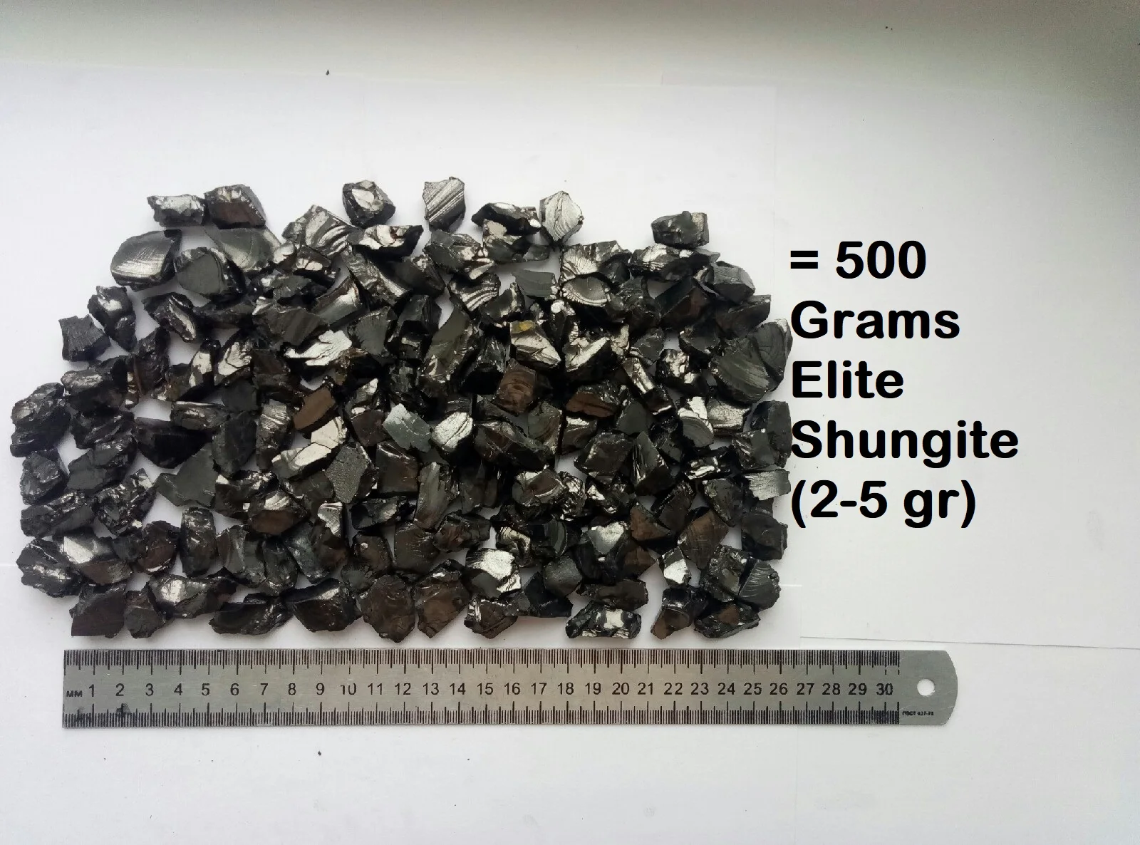 Shungite stones are 2-5 grams in size. Shungite crystals for water. Wholesale of shungite crumbs.