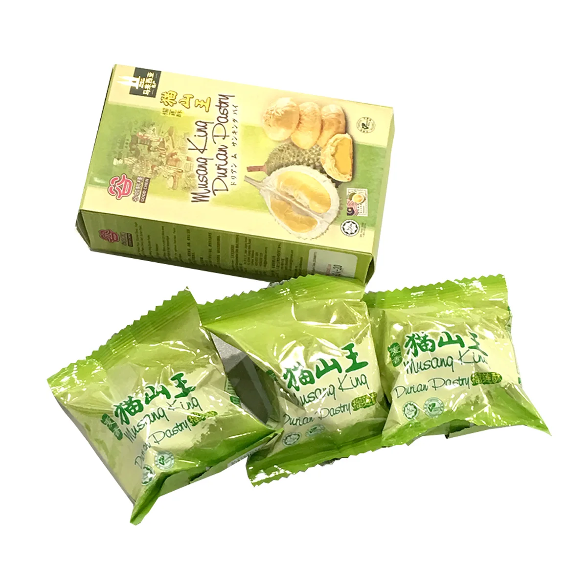 Pastry Durian D24 Pastry Biscuit Delicious Crispy Snack Food with HALAL Certified