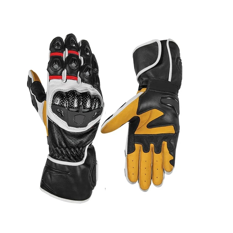 pakistan factory Furygan Leather Motorcycle Gloves Short Men Motorbike Knight Riding Gloves Motocross Cross Country Gloves