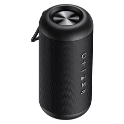 USAMS Portable Outdoor IPX6 Waterproof BT 5.0 Loudspeaker Active Deep Bass Stereo Wireless Speaker