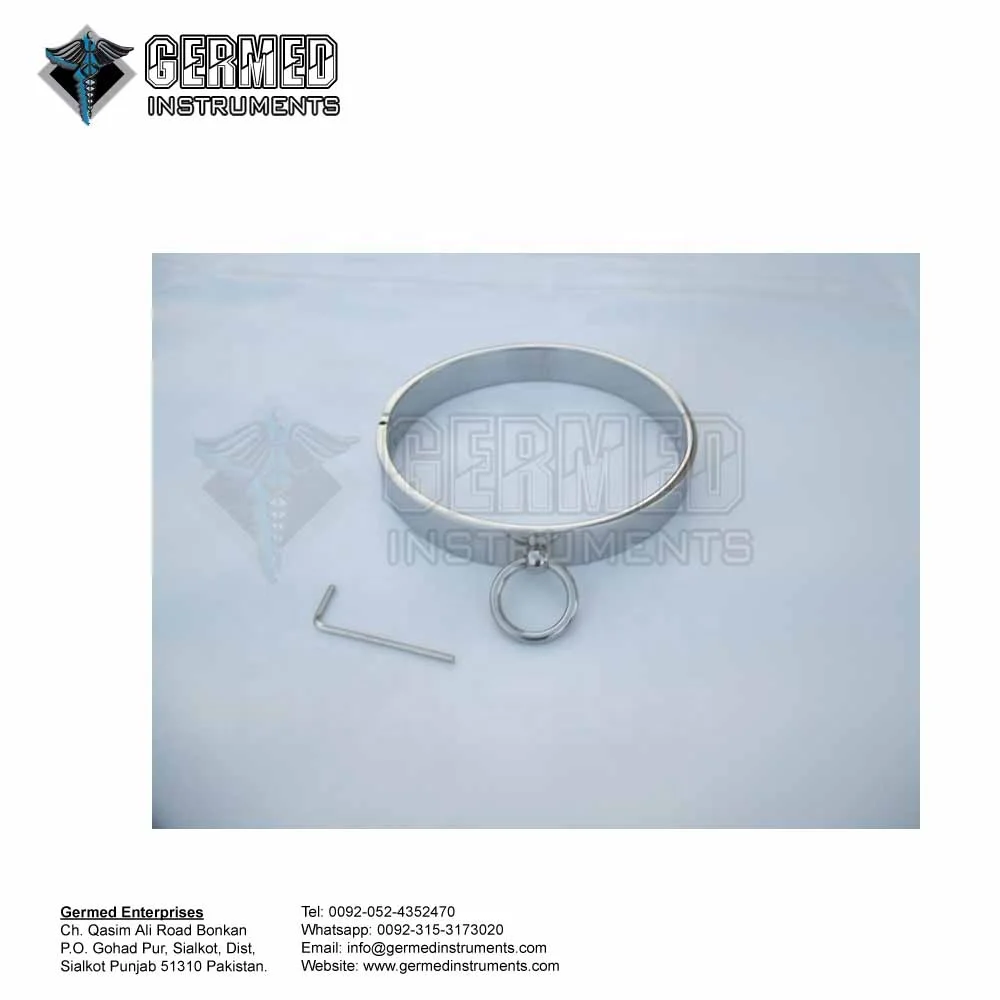 Rolled Steel Enternity Slave Collar  / Flat Steel Slave Collars Fetish Bondage BDSM Toys