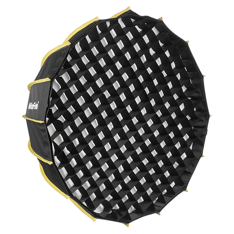 NiceFoto LED-60cm Bowens mount Parabolic light soft box deep soft box with grid quick set up