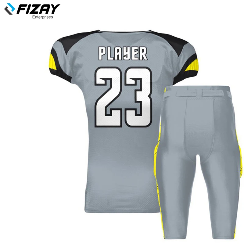 Quick Dry Breathable Superb Quality American Football Uniform Polyester Fabric Football Uniform