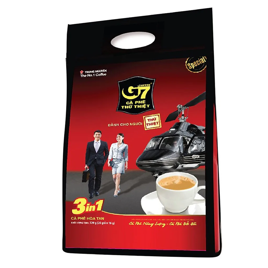 Trung Nguyen Coffee - G7 3in1 Instant Coffee (Bag 20 Sachets)