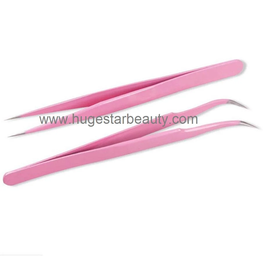 
Pro прямой и кривой Пинцет для наращивания ресниц инструменты Пинцет из нержавеющей стали 