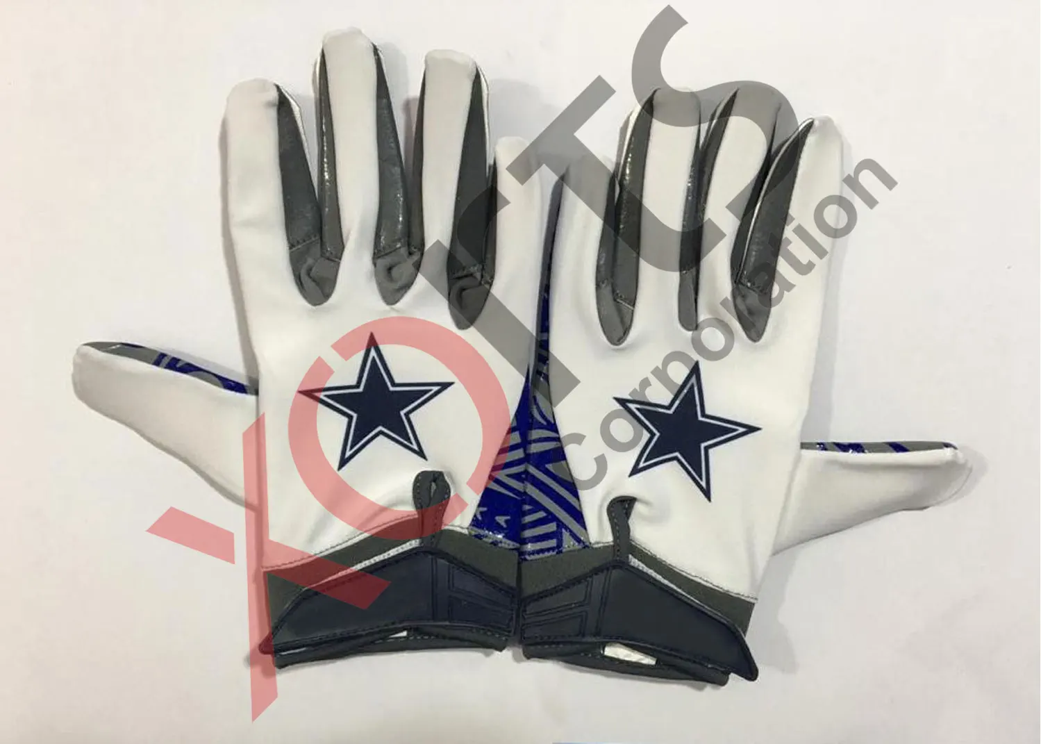 Camouflage American Football Gloves Sticky Palm