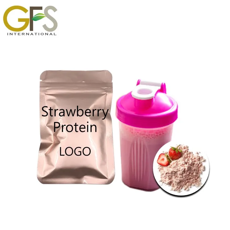 Strawberry Protein nutritional supplement for men