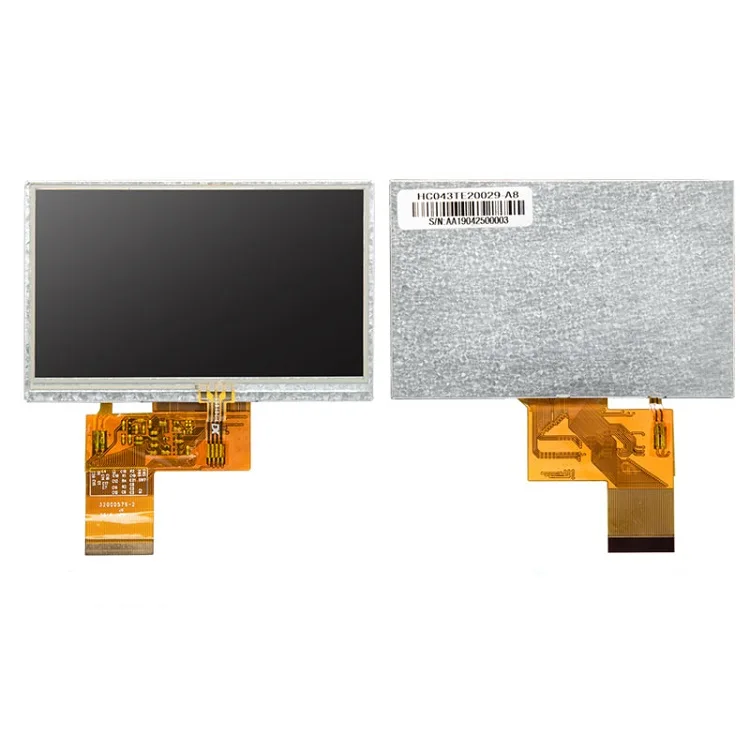 4.3 inch TFT LCD screen 480x272 resolution RGB interface display panel