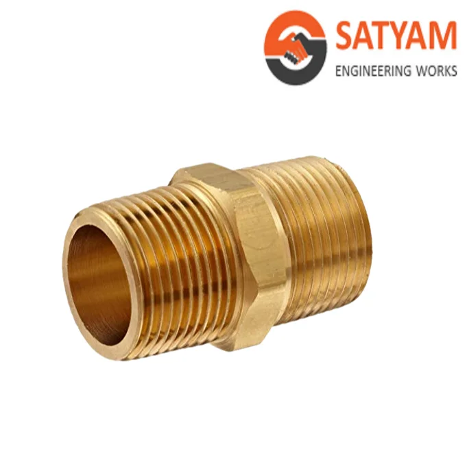 Top Quality Brass Hex Reducer Nipple For Pipe Fittings Brass Reducing Hex Nipple Brass Fittings for Steel Pipe/Reducer Nipple