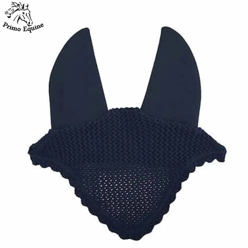 New Professional Soft Cotton Horse Ear Bonnet/Net/Hood Customized Horse Riding Ear Nets