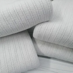 Classic design hot sales Natural 100 % Cotton Thermal Blankets for home & hospital use