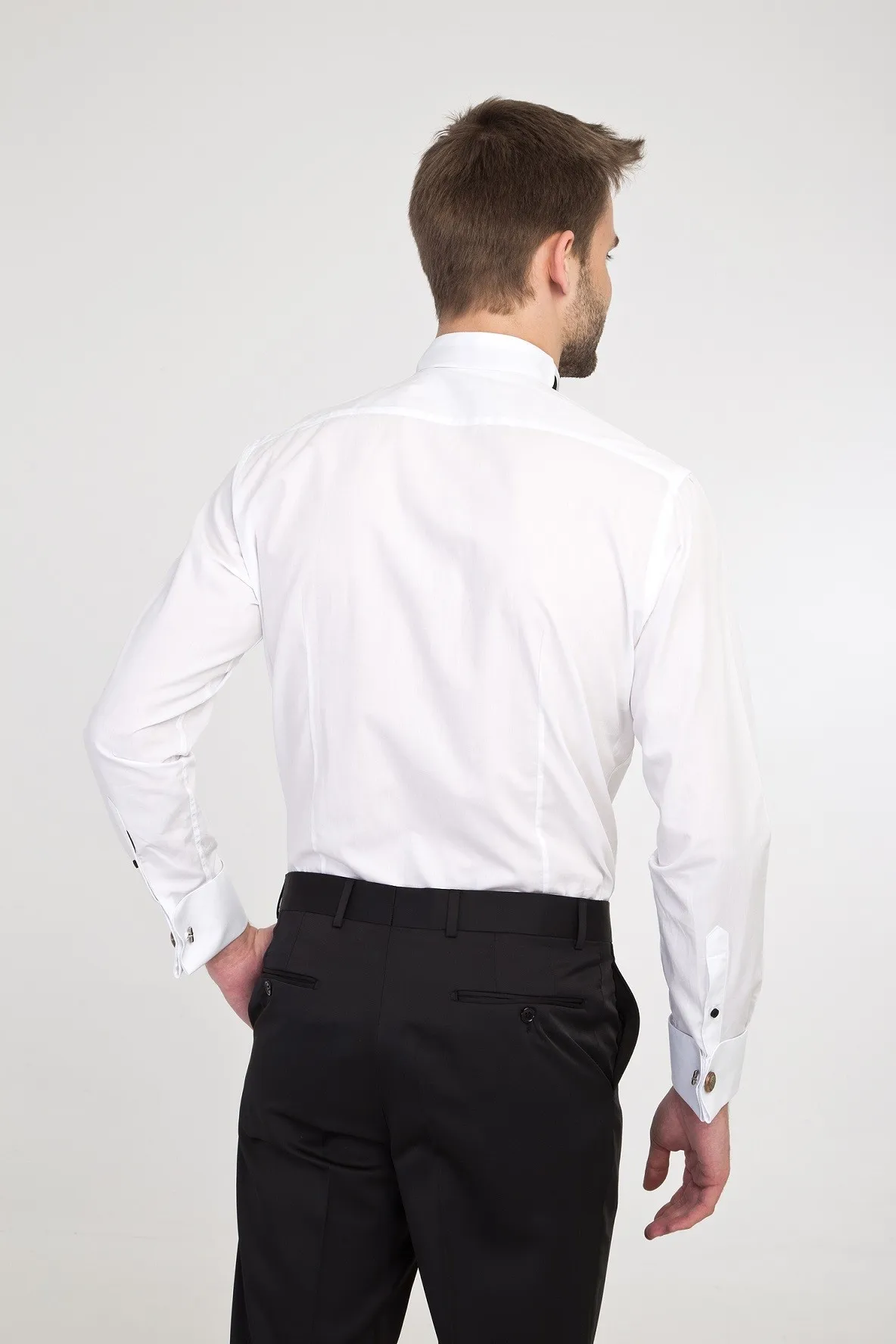 Kigili, Турецкая Мода, высокое качество, 100% хлопок, свадебное платье, воротник крыла, рубашка с длинным рукавом для мужчин, Oem мужская рубашка