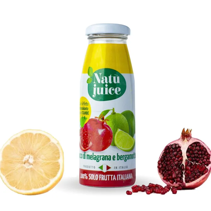 Italian taste 100% best quality juice bergamotto and pomegranate 200ml