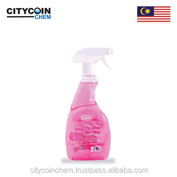 No Ammonia Rose Fragrance Glass and Surface Cleaner Liquid HALAL Clear Light Pink Laundry Detergent for Wash Storage Purpose
