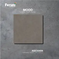 Luxurious Simple Minimalist Design Natural Stone Texture Design Ceramic Tile Mood 300x300mm Base Tile Flooring Tiles Designs