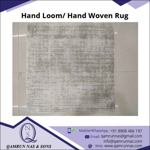 Hand Loom Design 100% Wool Hand Woven Rug for Bulk Purchase order  use for living room office  2A