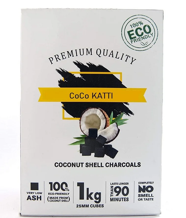 Number 1 Wholesale Chemical Free Easy to Use Bio degradable Square Shisha Hooka Charcoal Briquettes for European Markets