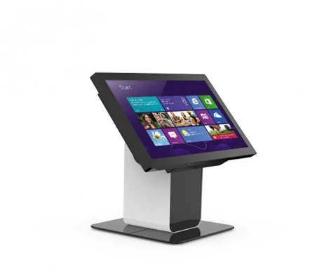 Tech Lab High Quality Countertop and Screen Self Ordering Kiosk VESA Standard Holes  Fitted with Different Styles Monitors
