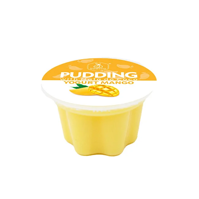 Ready To Serve Instant Pudding Fruit Cup Halal Jello Mango Flavored Wonderfully Delicate Taste Creamy & Refreshing