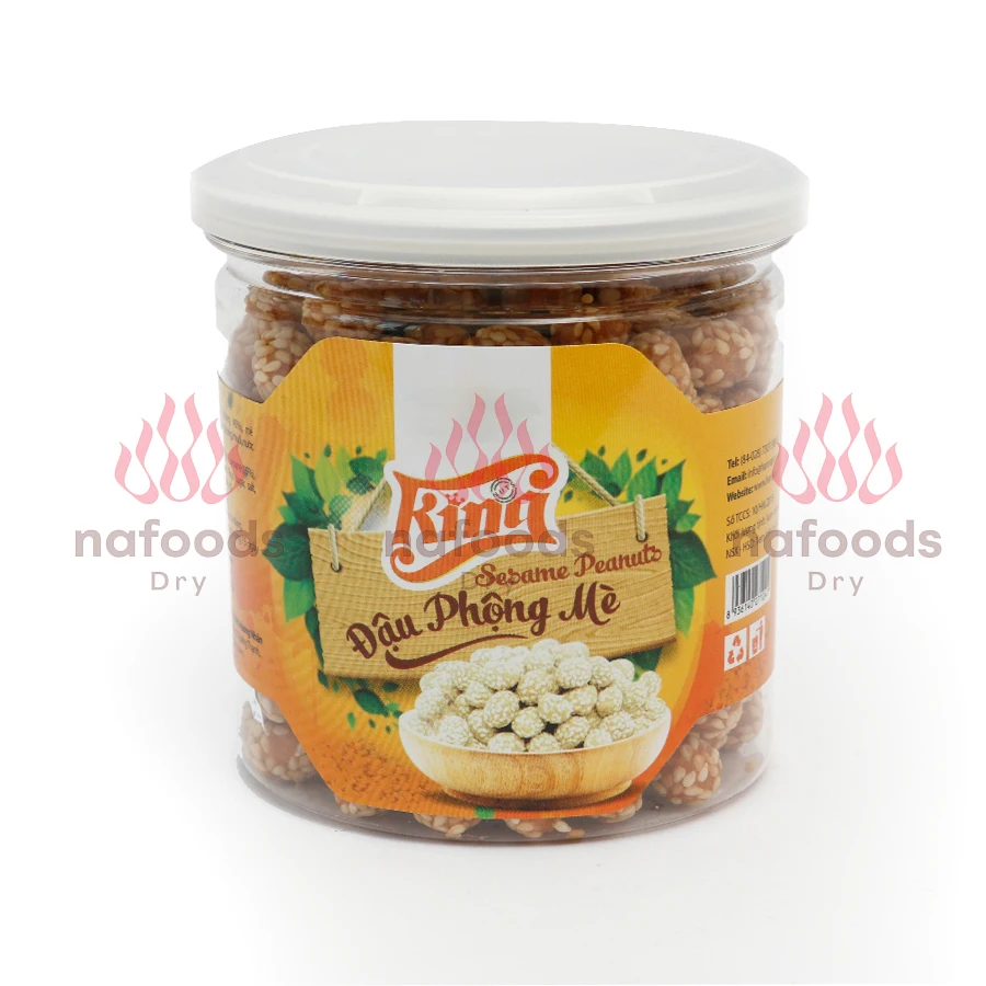 Peanut coated with sesame