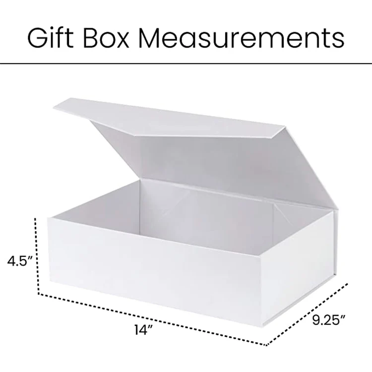 Luxury Custom Design Luxury Eco Friendly Magnetic Foldable White Top Quality Cardboard Paper Packaging wine gift Box