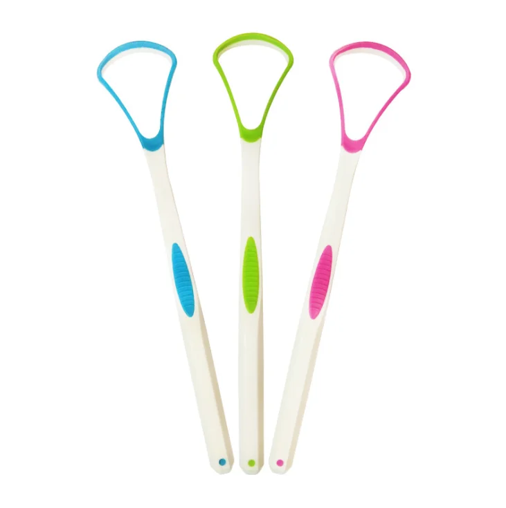 CE Certificate Color Box Packing Portable Plastic Home/ Office  /Travel Usage Tongue Cleaning  Tongue Scraper