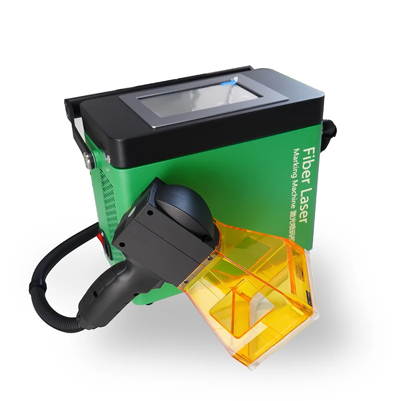 handheld 20W 30W mini fiber laser marking machine for ABS PVC and metal items