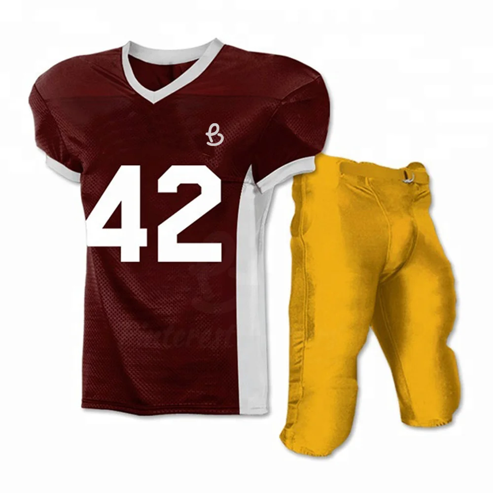  Wholesale American Football Uniform For Youth Custom